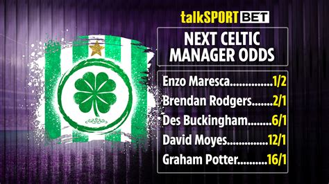 next celtic manager odds bet365